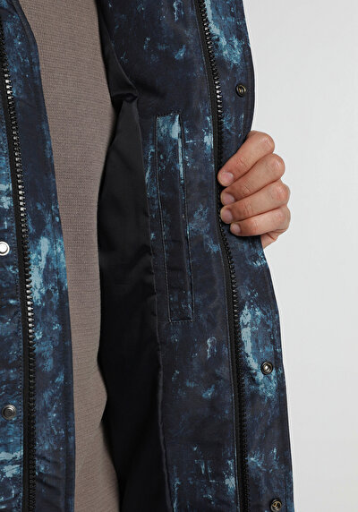 Image de Veste Marine Regular Fit Manches Longues  Polyester Homme