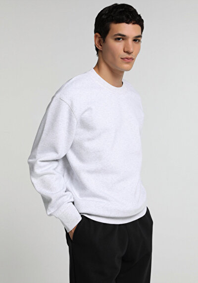 Image de Sweatshirt Gris Relaxed Fit Homme