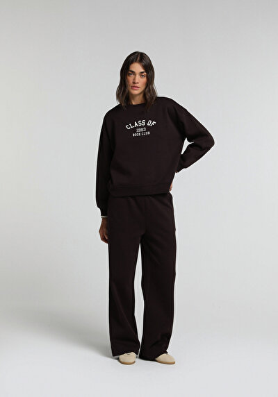 Image de Pantalon De Survêtement Violet Regular Fit Femme
