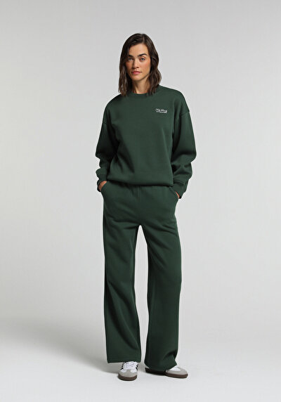 Image de Pantalon De Survêtement Vert Regular Fit Femme