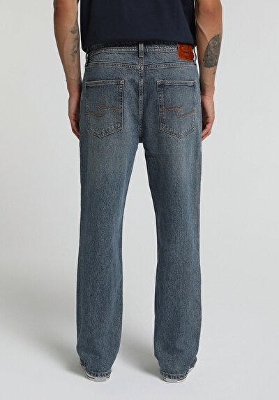 Image de 046 Marco Pantalon En Jean    Loose Straight Fit Homme