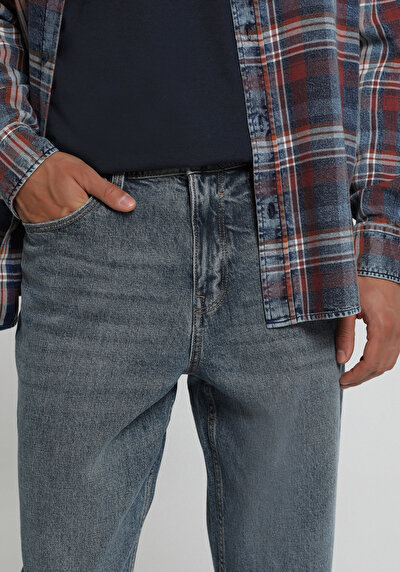 Image de 046 Marco Pantalon En Jean    Loose Straight Fit Homme