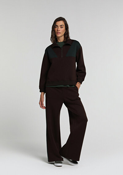 Image de Pantalon De Survêtement Marron Regular Fit Femme