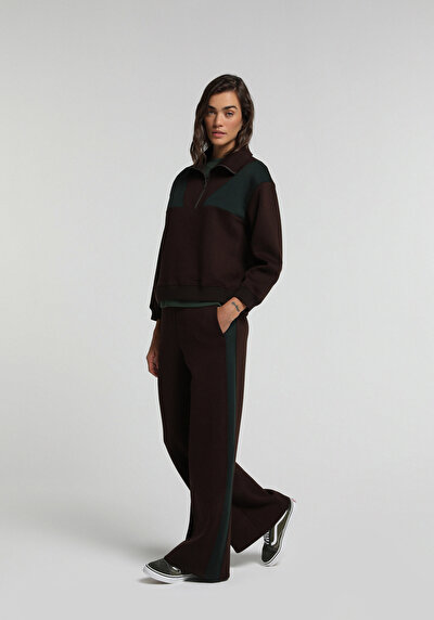 Image de Pantalon De Survêtement Marron Regular Fit Femme