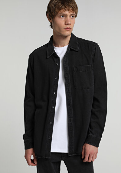 Image de Shırt À Manches Longues Regular Fit Droit Jean Homme
