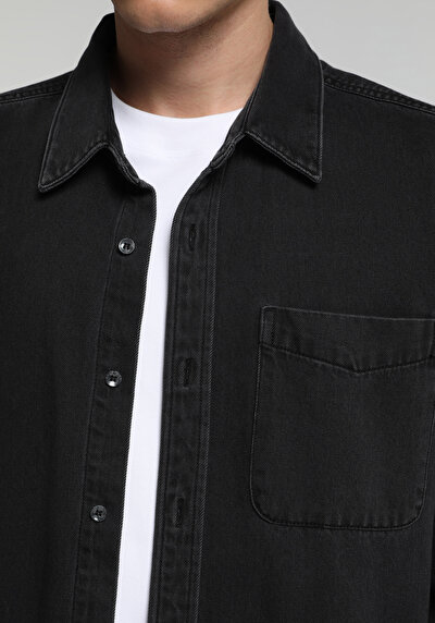Image de Shırt À Manches Longues  Regular Fit Droit Jean Homme