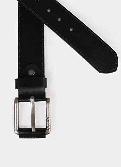 Image de Ceinture Noir Modern Fit Homme