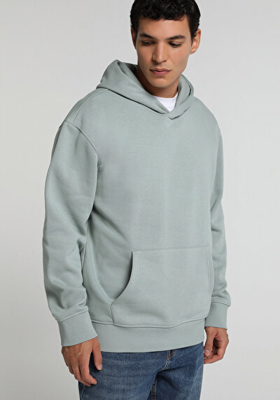 Image de Sweatshirt Vert Relaxed Fit  Homme