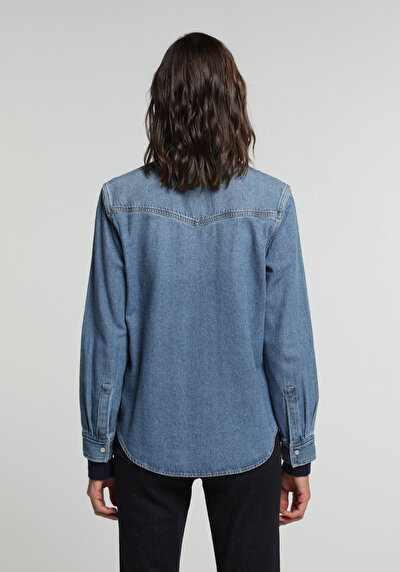 Image de Chemise À Manches Longues  Regular Fit Droit Jean Femme