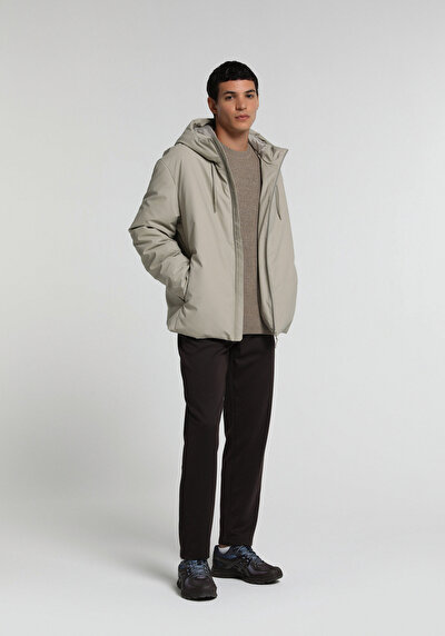 Image de Veste Beige Regular Fit Manches Longues  Polyester Homme