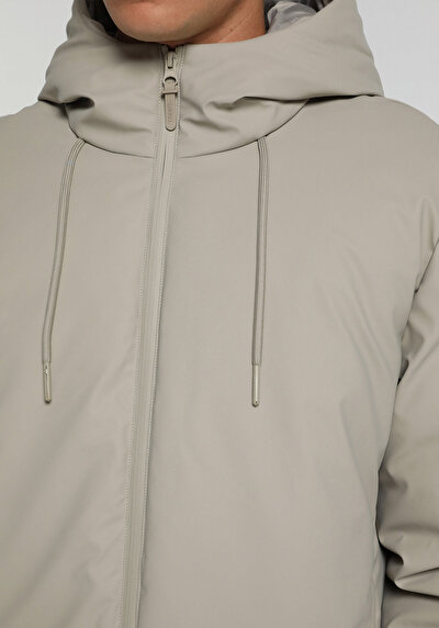 Image de Veste Beige Regular Fit Manches Longues Polyester Homme