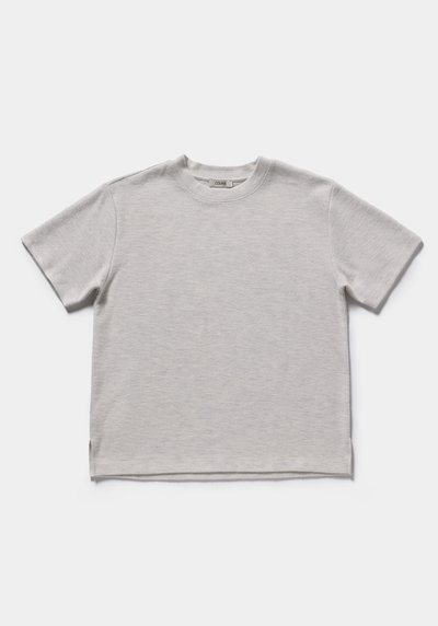 Image de T-shirt À Manches Courtes Tricoter Ecru Regular Fit  Femme
