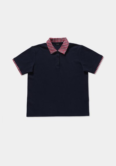 Image de Chemise Polo À Manches Courtes Marine Regular Fit  Droit Pique Femme