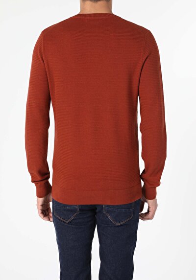 Image de Pull Marron Regular Fit Homme