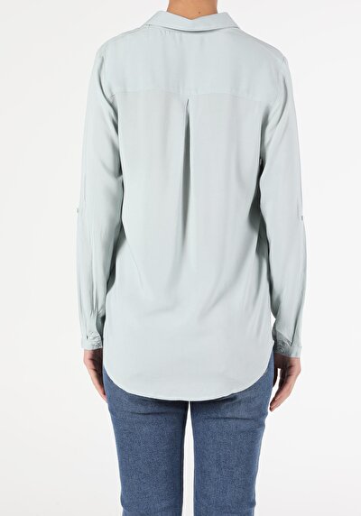 Image de Chemise À Manches Longues Vert Regular Fit Femme