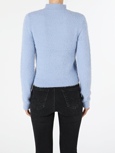 Image de Pull Bleu Slim Fit Femme