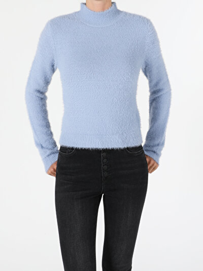 Image de Pull Bleu Slim Fit   Femme