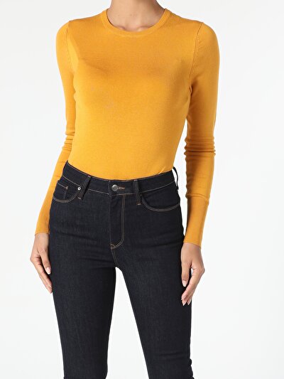 Image de Pull Jaune Slim Fit   Femme