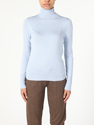 Image de Pull Bleu Slim Fit   Femme