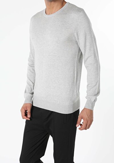 Image de Pull Gris Regular Fit Homme