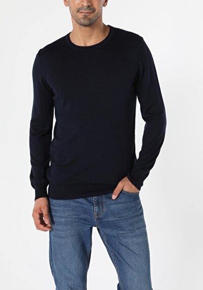 Image de Pull Marine Regular Fit   Homme