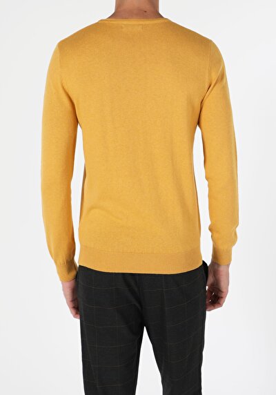 Afficher les détails de Pull Jaune Regular Fit   Homme
