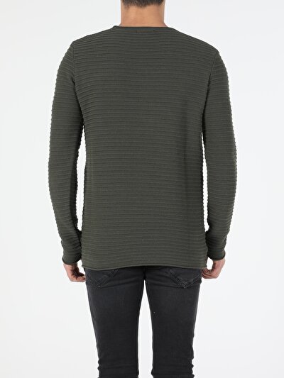 Image de Pull Kaki Slim Fit   Homme