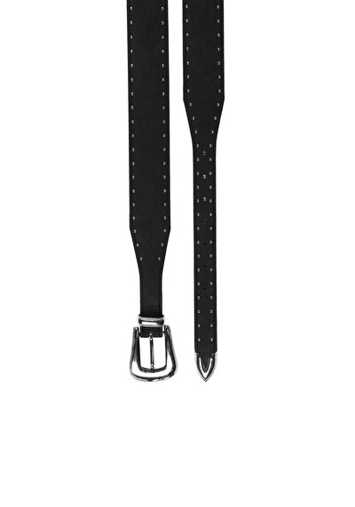 Image de Ceinture Noir Modern Fit Femme