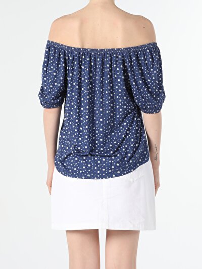 Image de T-shirt À Manches Courtes Marine Regular Fit Femme