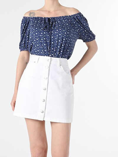Image de T-shirt À Manches Courtes Marine Regular Fit Femme