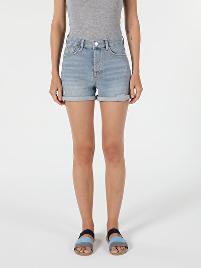 Image de Short Denim Slim Fit Femme
