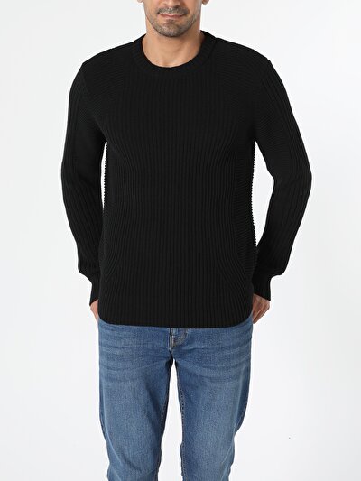 Afficher les détails de Pull Noir Slim Fit   Homme