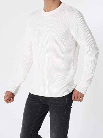 Image de Pull Blanc Slim Fit   Homme