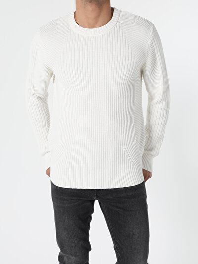 Image de Pull Blanc Slim Fit   Homme