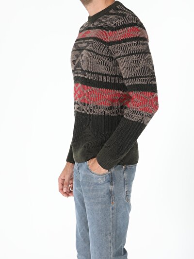 Image de Pull Kaki Slim Fit   Homme