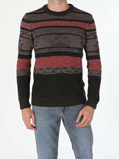 Image de Pull Kaki Slim Fit   Homme