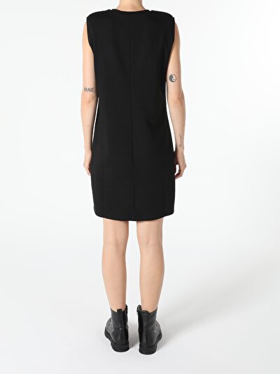 Image de Robe Noir Regular Fit    Femme