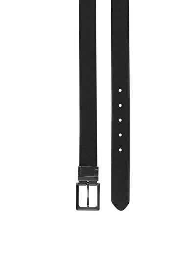 Image de Ceinture Noir Modern Fit Homme