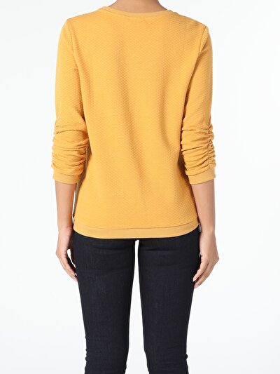 Image de T-shirt À Manches Longues Rouge Regular Fit Femme
