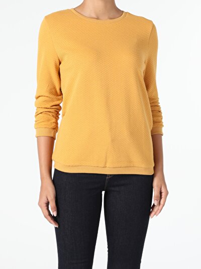 Image de T-shirt À Manches Longues Rouge Regular Fit  Femme