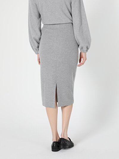 Image de Jupe Gris Slim Fit    Femme