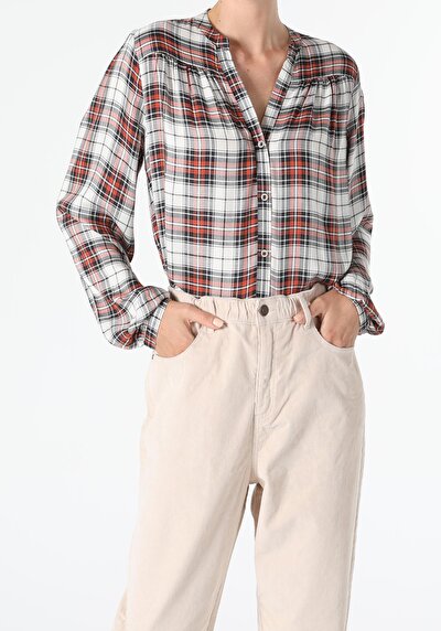 Image de Chemise À Manches Longues Multicolou Regular Fit Femme