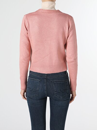 Image de Cardigan Tricot Rouge Regular Fit Femme