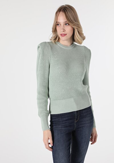 Image de Pull Vert Regular Fit   Femme