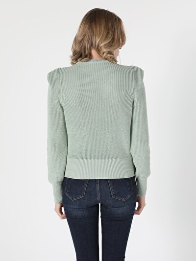Image de Pull Vert Regular Fit   Femme
