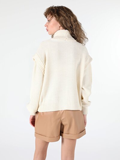 Image de Pull Ecru Regular Fit   Femme