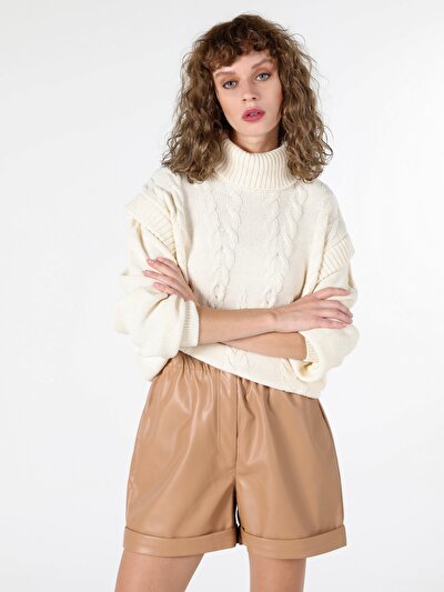Image de Pull Ecru Regular Fit   Femme