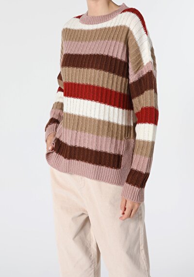 Image de Pull Multicolou Regular Fit   Femme
