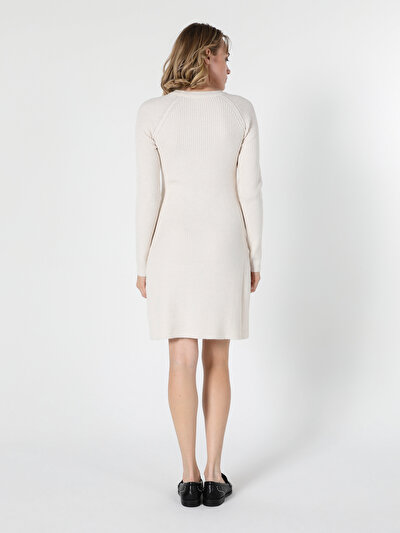 Image de Robe Beige Slim Fit Femme