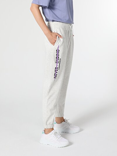 Image de Pantalon De Survêtement Gris Regular Fit Femme